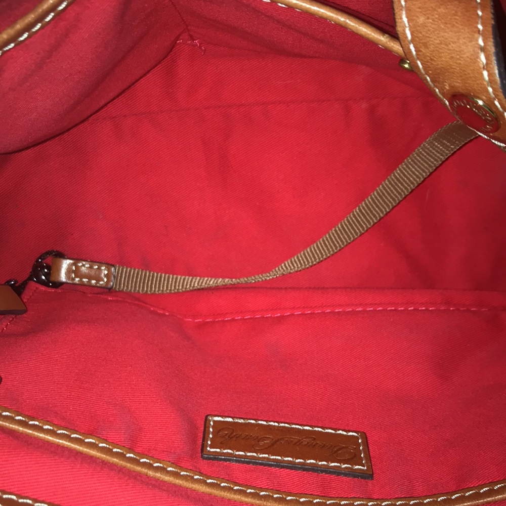 Dooney and Burke green brown purse - Picture 7 of 13